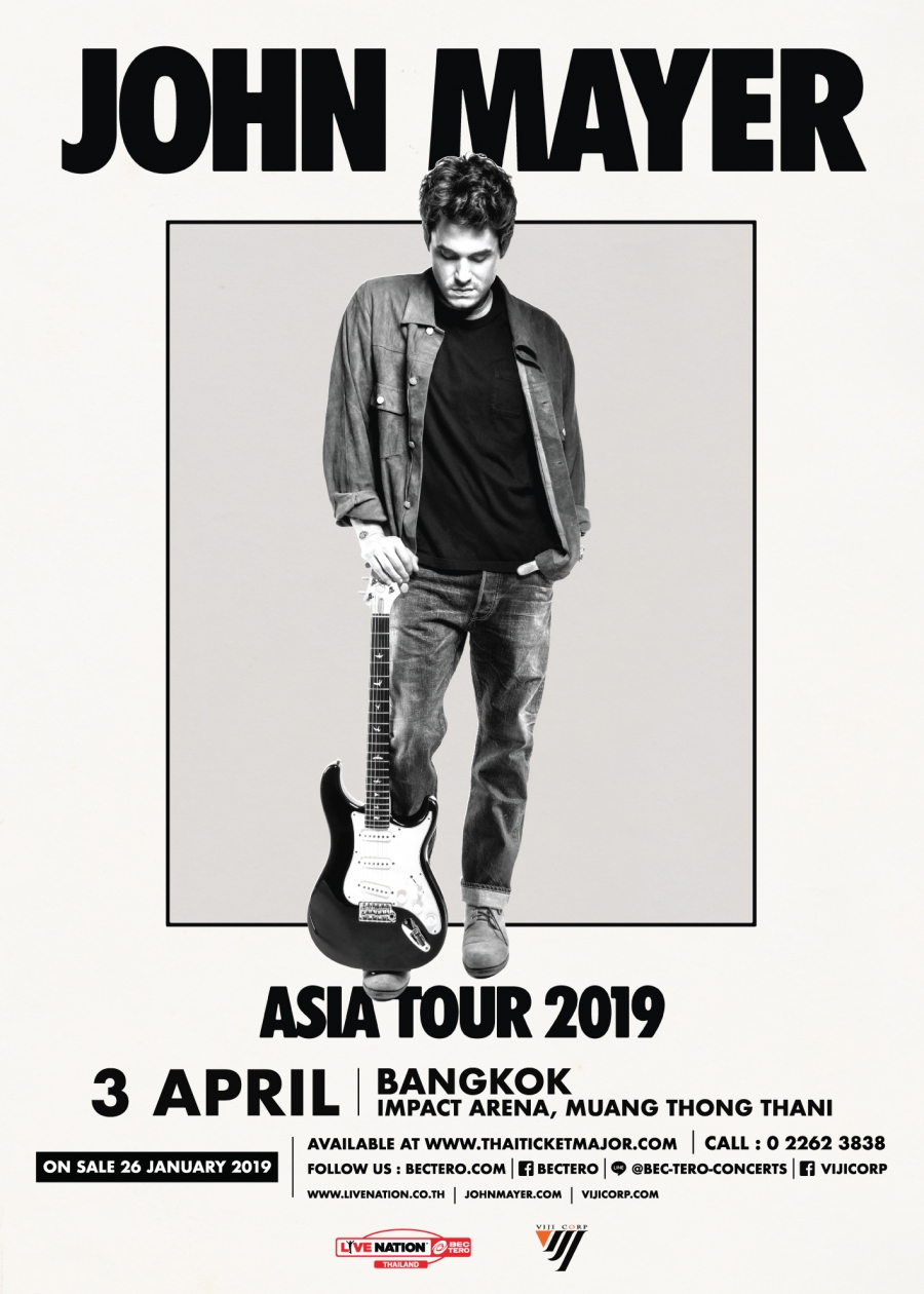 John Mayer Live in Bangkok 2019